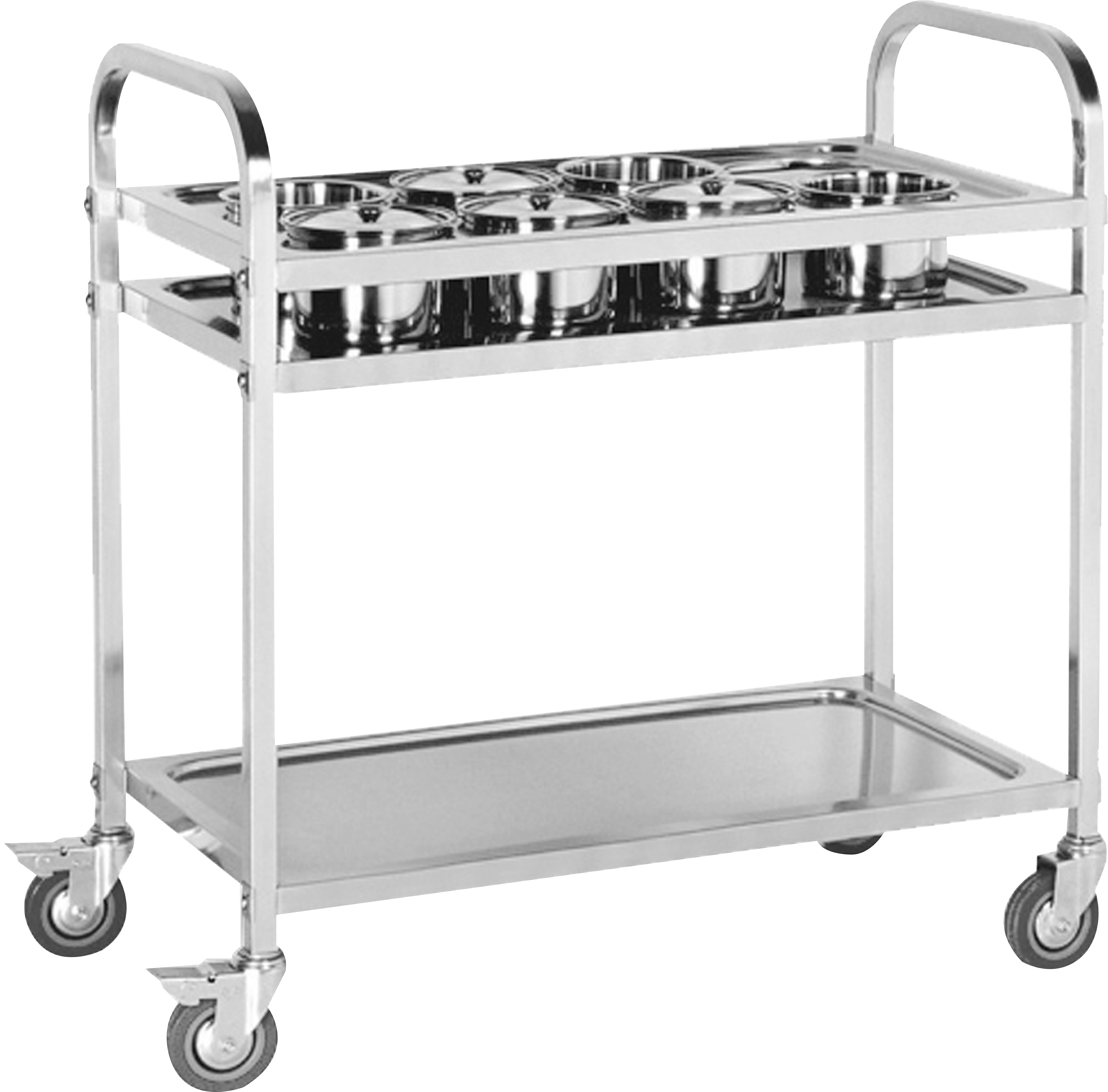 Stainless Steel Saucing Cart
