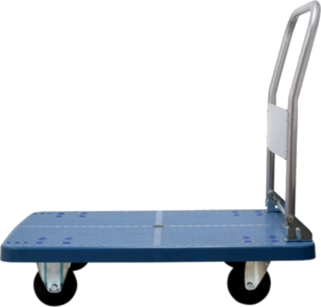 Commercial Products Convertible Folding Utility Dolly/Cart/Platform Truck with wheels, 400 lbs Capacity, for Moving/Warehouse/Office