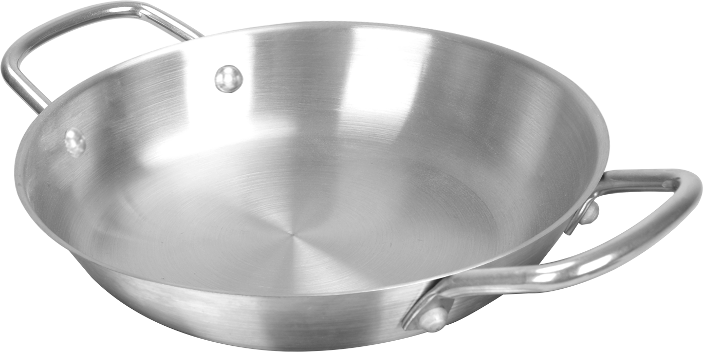 European Stainless Steel Sanding Frying Pan