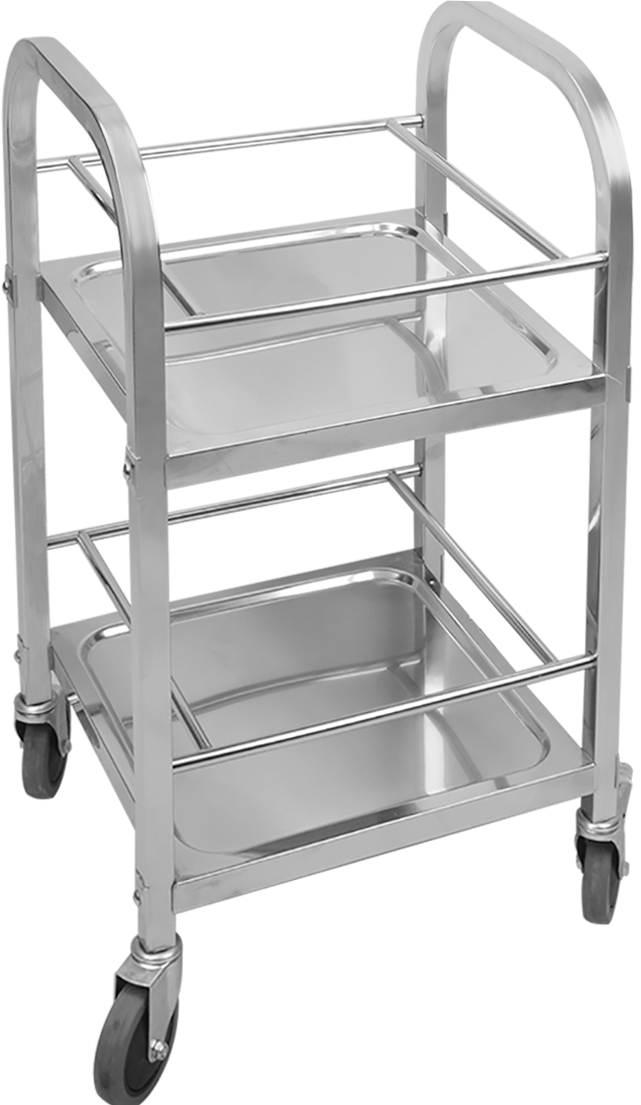 Stainless Steel Square Drinking Cart