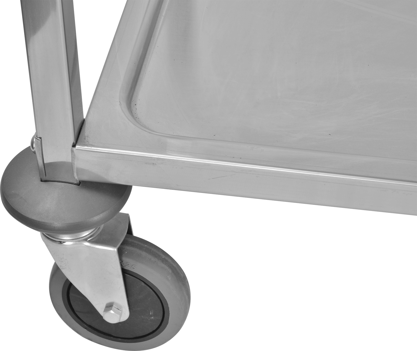 Stainless Steel Cart, 3 Layers Lab Utility Cart 400 lbs Weight Capacity, Medical Cart with Lockable Universal Wheels, for Lab, Clinic, Kitchen, Salon