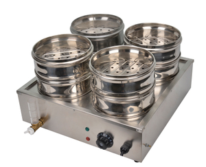 Four Basket Electric Steamer Warmer