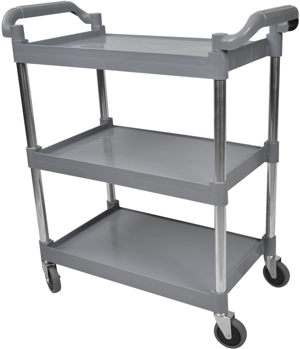  Plastic Board Three-layers Trolley(round Tude)